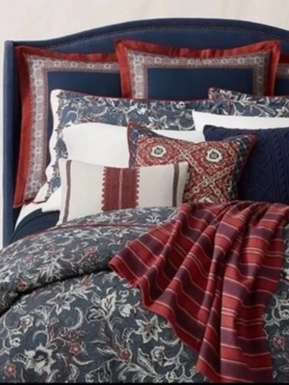 Ralph Lauren Home Mirabelle Indigo Duvet Cover in Full/Queen NWT